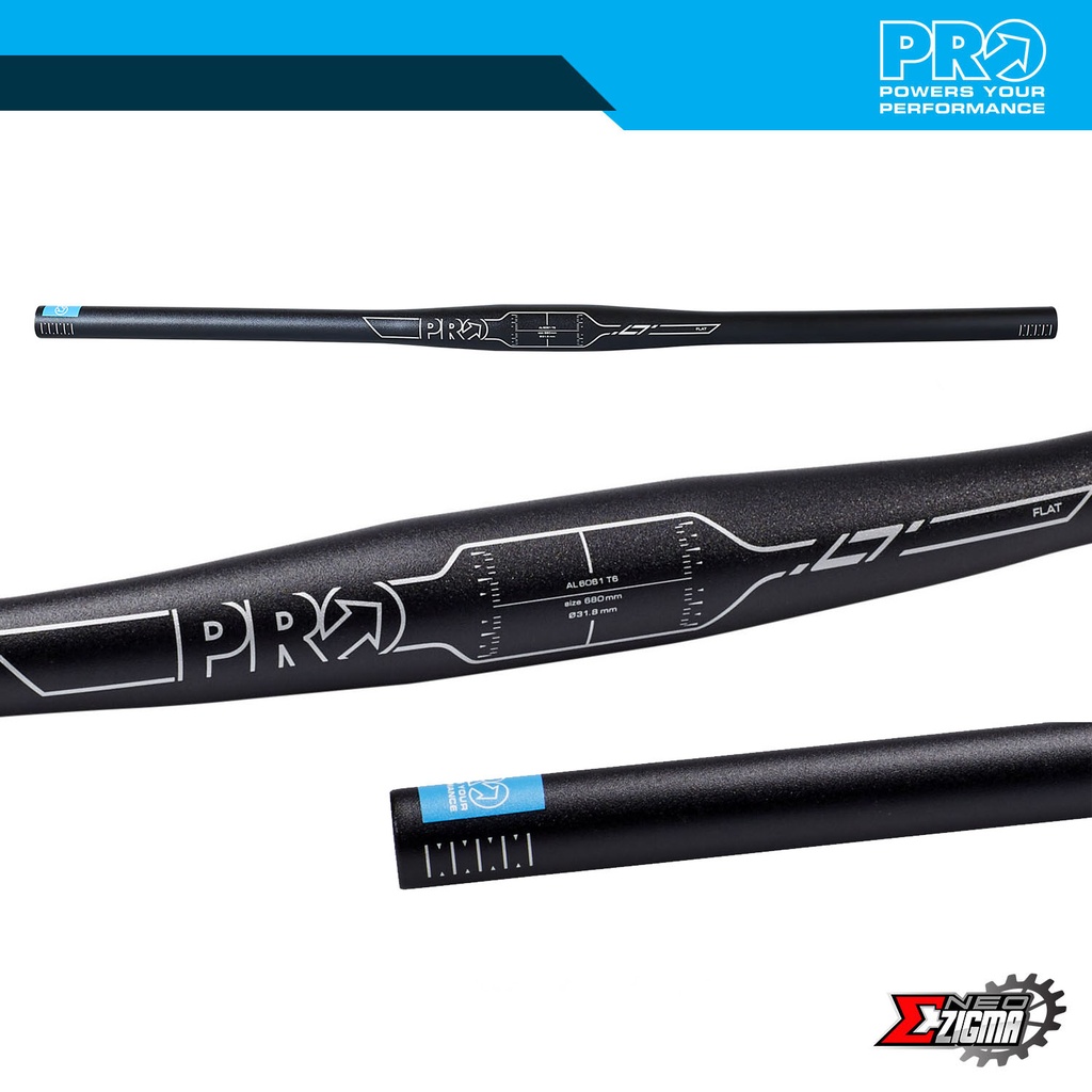 Handle Bar MTB PRO LT 31.8x720mm Low Rise 20  PRHA0289