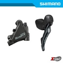 Disc Brake Assembly Road SHIMANO Tiagra BR/ST-4770/4720 10-Spd 140mm J-kit Hydraulic w/ Fin Rear Ind. Pack I4720DRRDSC170A