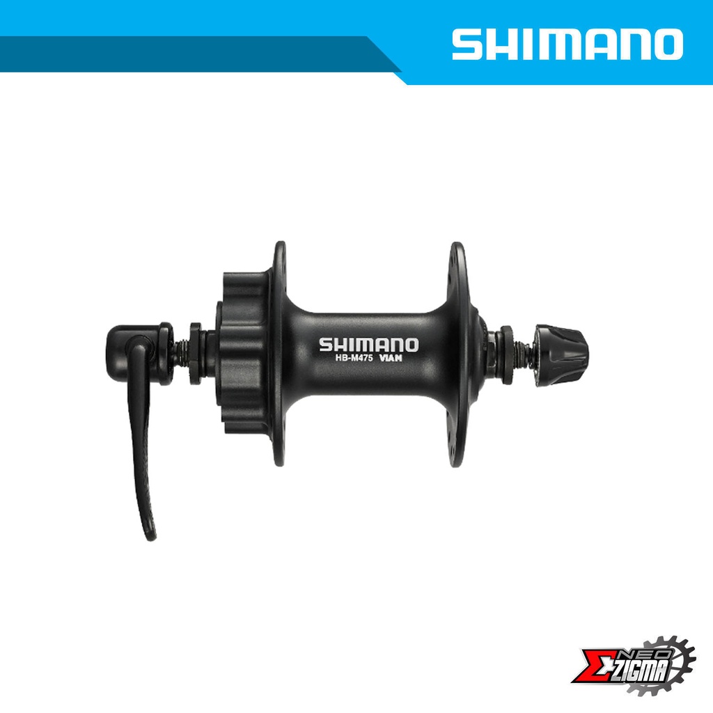 Hub MTB SHIMANO Deore HB-M475-L 36H 6-Bolt DBR Front Ind. Pack EHBM475AL5