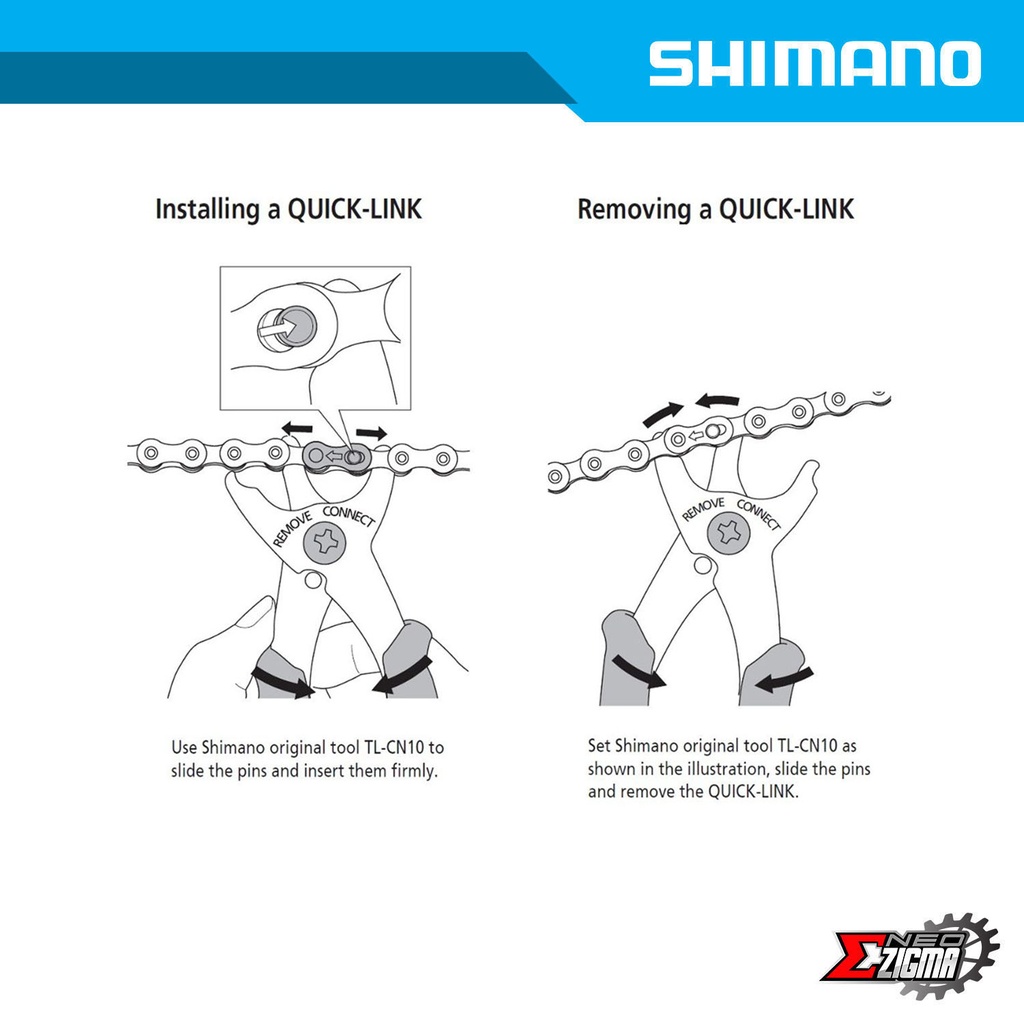 Service Parts MTB SHIMANO Deore Y13022000 Quick Link Tool TL-CN10