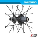 Wheel Set Road SHIMANO Dura-Ace WH-R9270-C60-HR-TL 12mm E-thru Tubeless Disc Brake Clincher Full Carbon For 12-Spd 100/142mm Ind. Pack EWHR9270C60LFEREDB