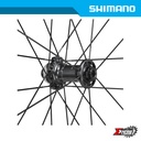 Wheel Set Road SHIMANO Dura-Ace WH-R9270-C60-HR-TL 12mm E-thru Tubeless Disc Brake Clincher Full Carbon For 12-Spd 100/142mm Ind. Pack EWHR9270C60LFEREDB