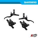 Disc Brake Assembly MTB SHIMANO Deore BR-MT410/BL-M4100 Front/Rear AMT4101KLF9RX085/AMT4101JRR9RX165