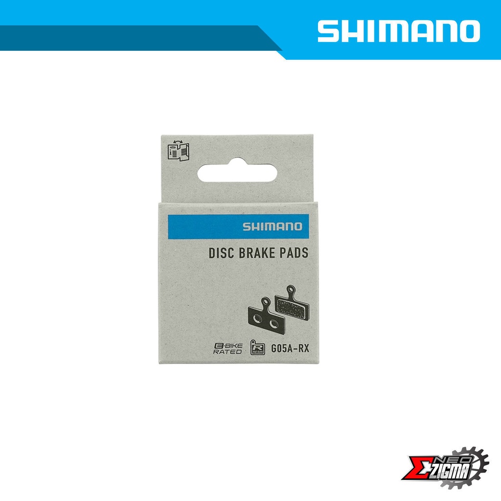Disc Brake Pad MTB SHIMANO Others G05A-RX Resin Semi-bulk Pack (50pairs/pack) EBPG05ARXCS