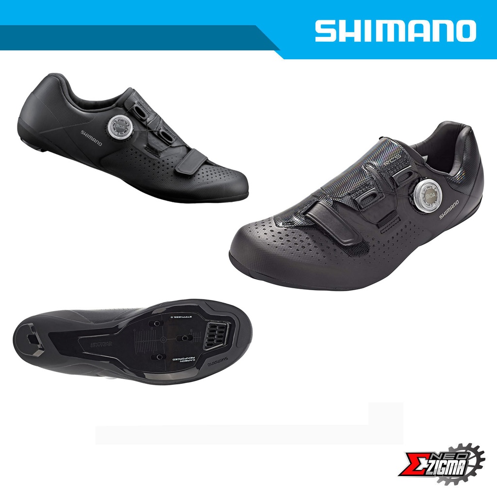 Shoes Road SHIMANO On-road/Road Competition RC500 43" Men BOA ESHRC500MCL01S43000 Black