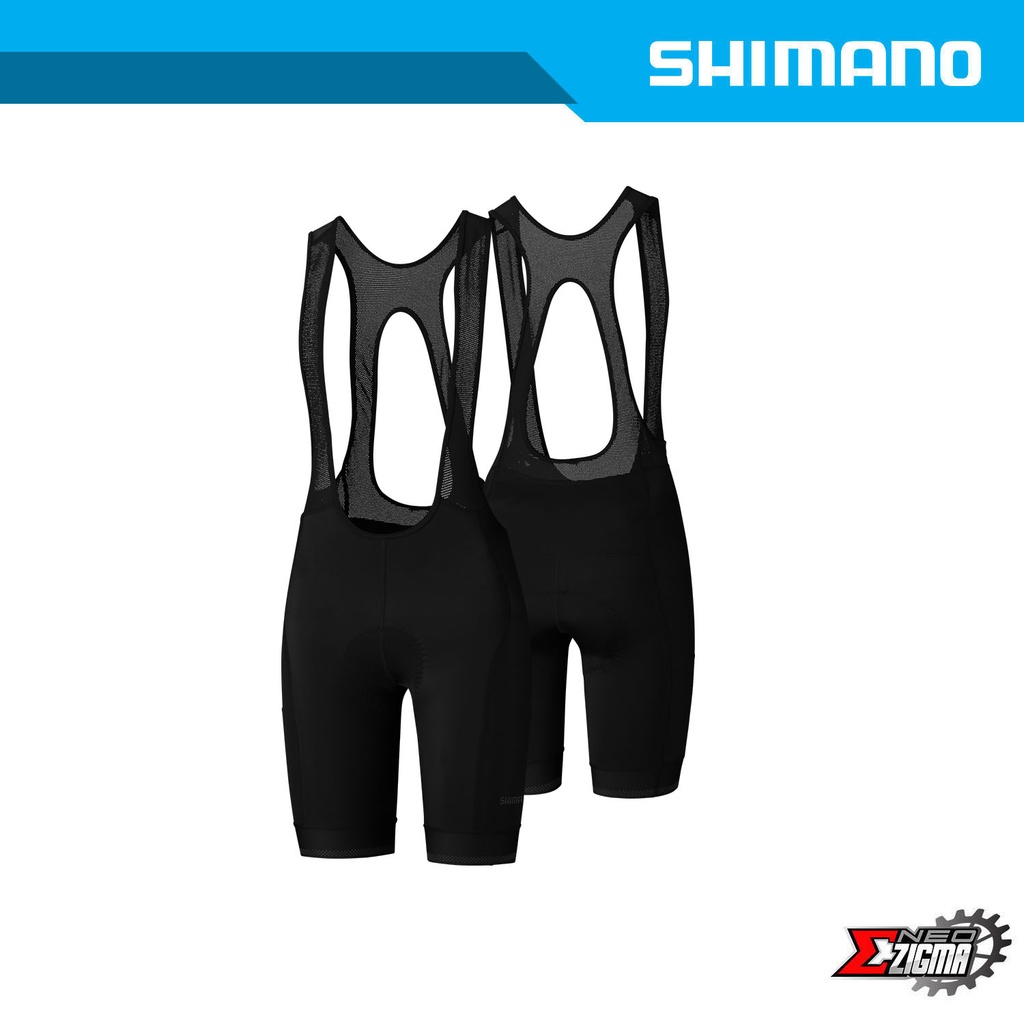 Cycling Bib Shorts Women SHIMANO Yuri Design 2 Black