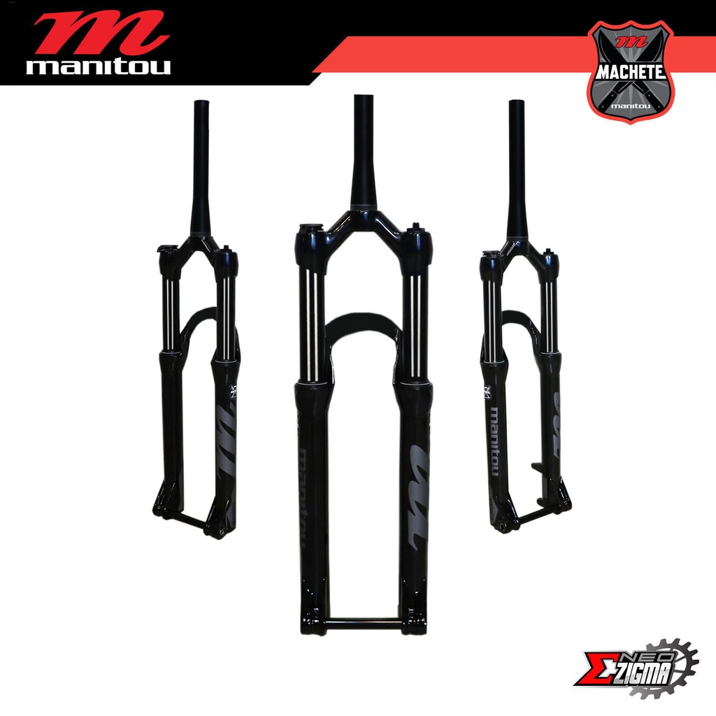 Fork Suspension 29+ MANITOU Machete Comp Tapered 15mm*110mm Boost*100mm Travel BK Stanchion Black