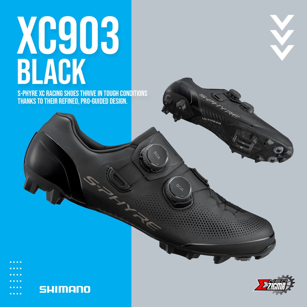 Shoes MTB SHIMANO Off-road/Cross Country/S-phyre XC903 Wide Men w/ Bag