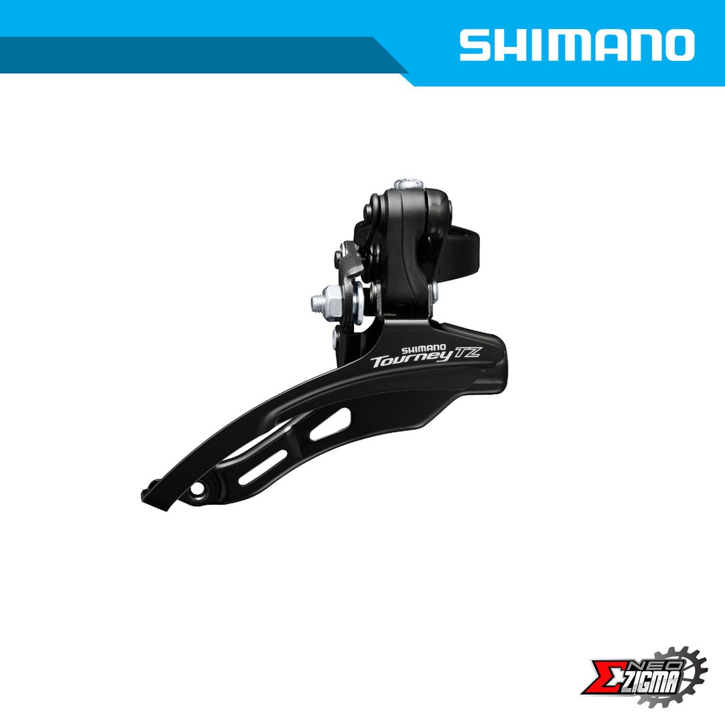 Front Derailleur MTB SHIMANO Tourney FD-TZ510-DS6 31.8mm Down Swing Top Pull Ind. Pack EFDTZ510DSTM6