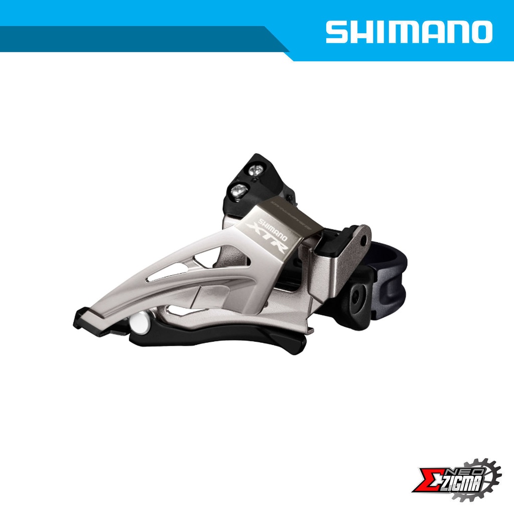 Front Derailleur MTB SHIMANO XTR FD-M9025-L 2X11 31.8 Low Clamp Top Swing Down Pull KFDM9025LDM6