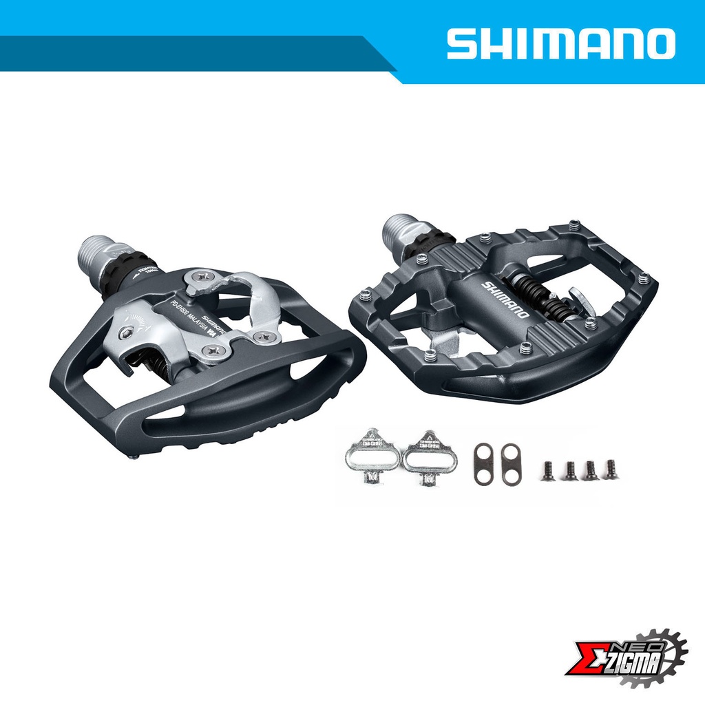 Pedal MTB SHIMANO Road-Others PD-EH500 SPD Single Sided Flat Multi Purpose w/ Cleats Ind. Pack EPDEH500