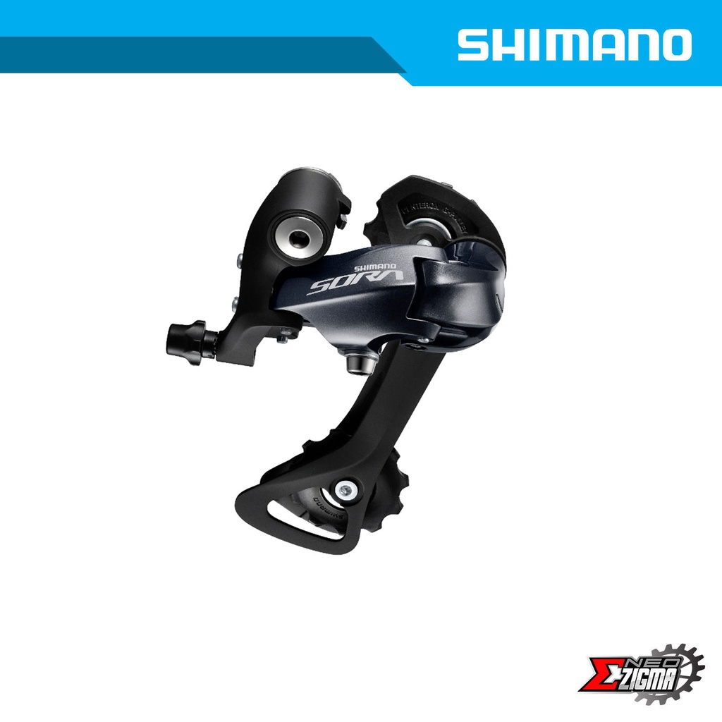 Rear Derailleur Road SHIMANO Sora RD-R3000GS 9-Spd Med Cage Ind. Pack ERDR3000GS