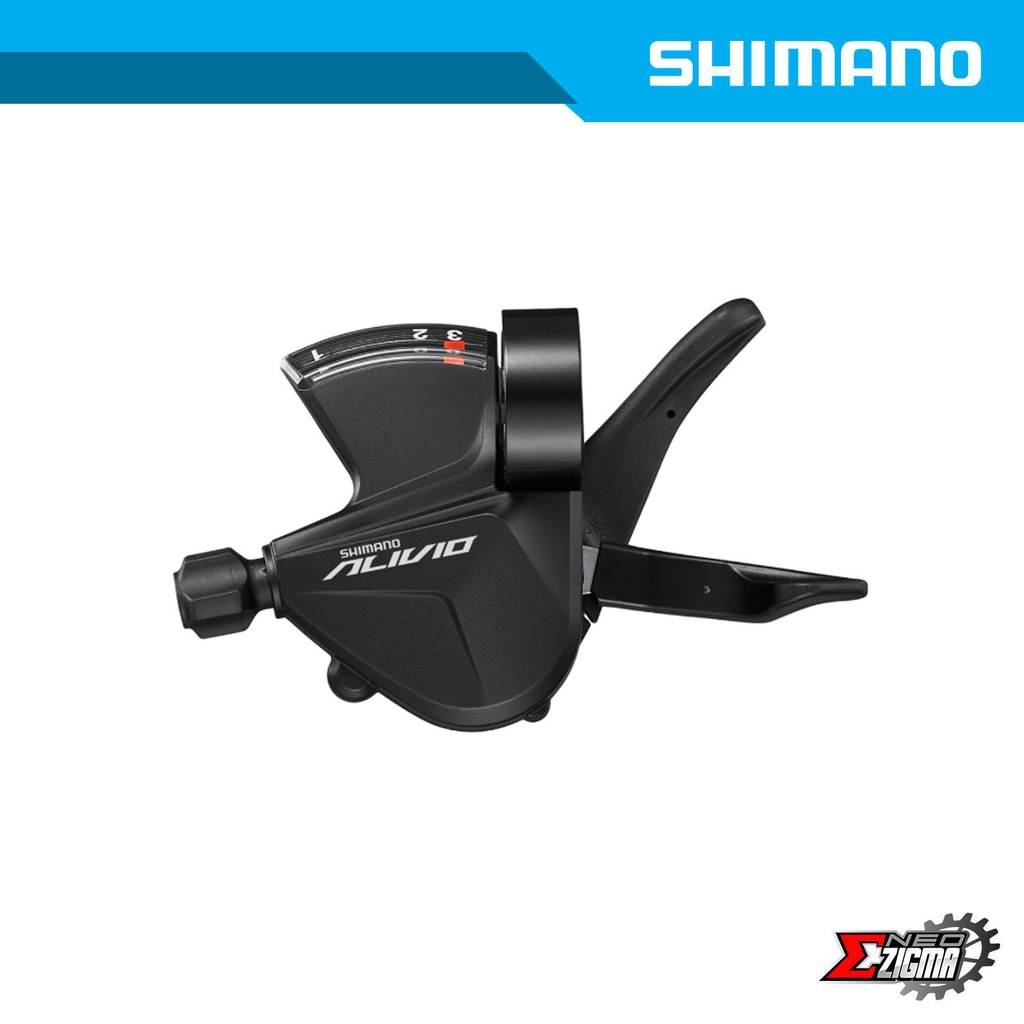 Shifter MTB SHIMANO Alivio SL-M3100-L 3-Spd Rapid Fire Front Ind. Pack ESLM3100LB