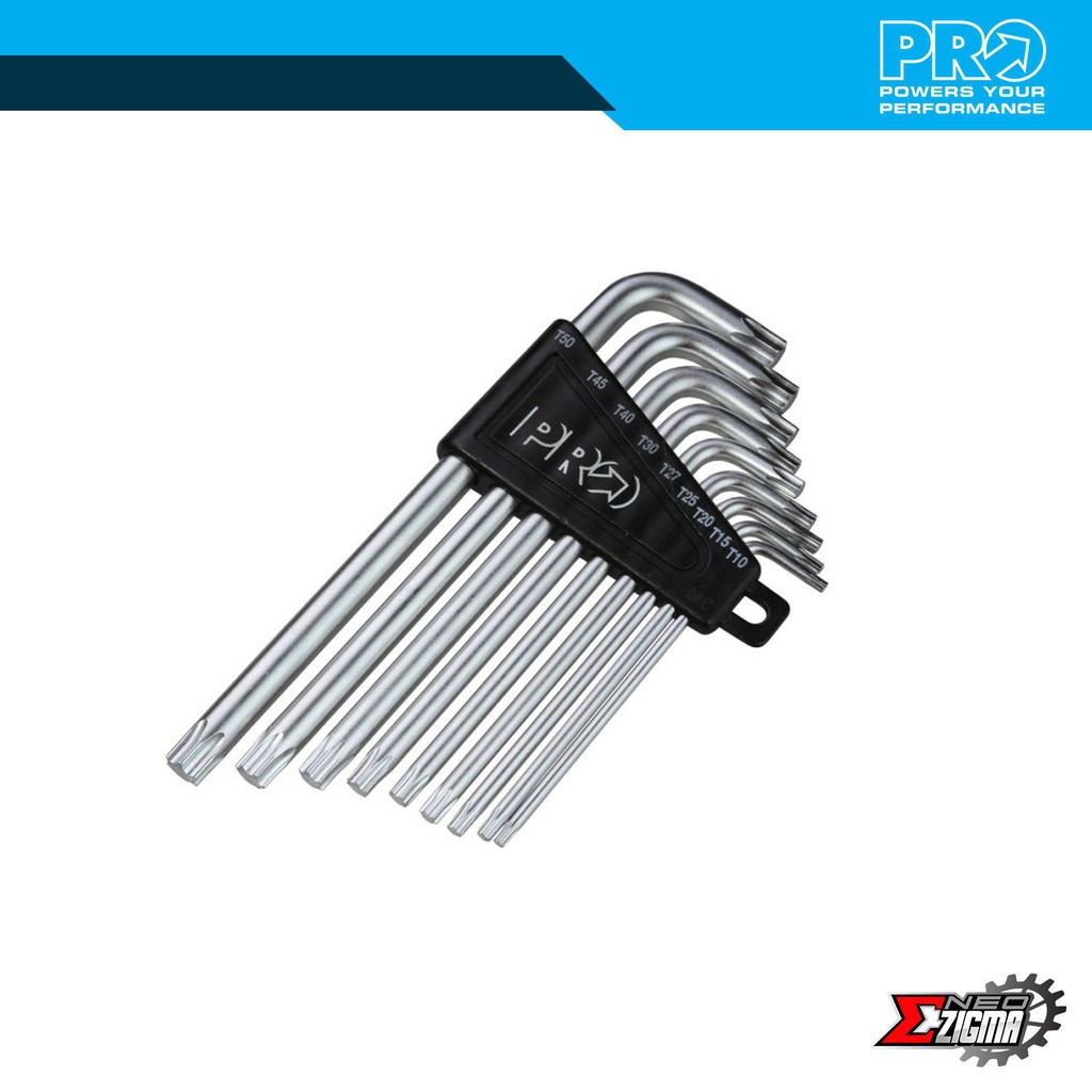 Tools Torx Key Set PRO T10/T15/T20/T25/T30/T40/T45/T50 PRTL0038