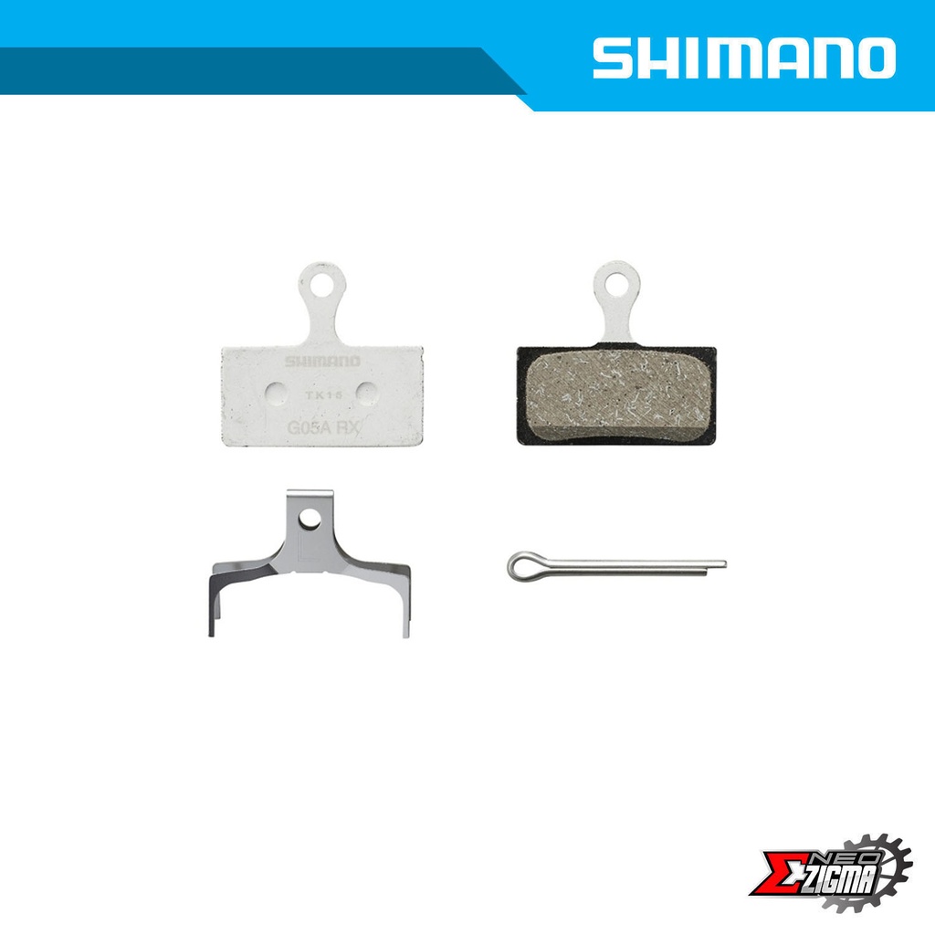 Disc Brake Pad MTB SHIMANO Others G05A-RX Resin Semi-bulk Pack (50pairs/pack) EBPG05ARXCS
