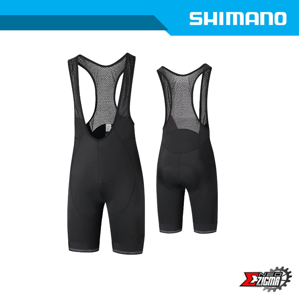 Cycling Bib Shorts Men SHIMANO Hikari S PCWPAPSUS61ML0103 Black