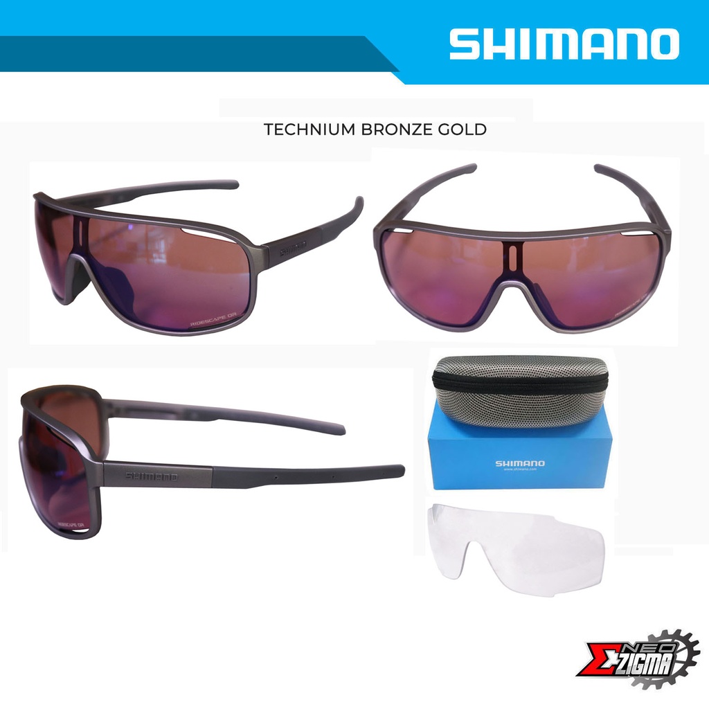 Eyewear SHIMANO Technium CE-TCNM1OR Ridescape Off-Road w/ Clear Spare Lens