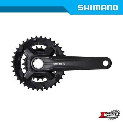 [CWSH392E] Chainwheel MTB SHIMANO Altus FC-MT210-B2 36x22x170mm 9-Spd w/o BB Parts (2-Piece) Ind. Pack EFCMT210BCX62L