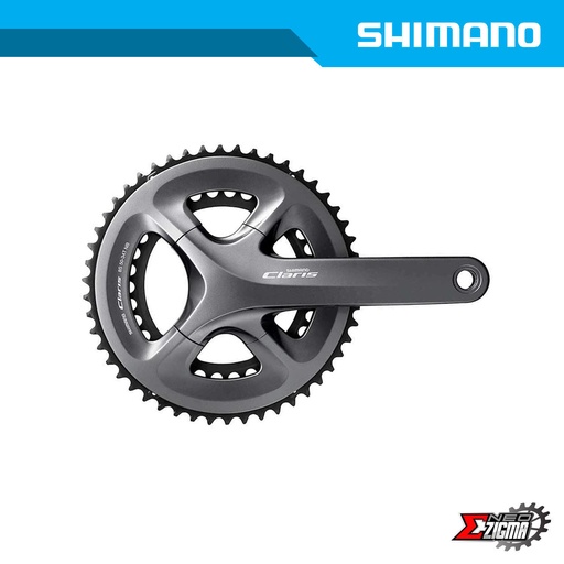 [CWSH393E] Chainwheel Road SHIMANO Claris FC-R2000 50x34x170mm 8-Spd Hollowtech Ind. Pack EFCR2000CX04X