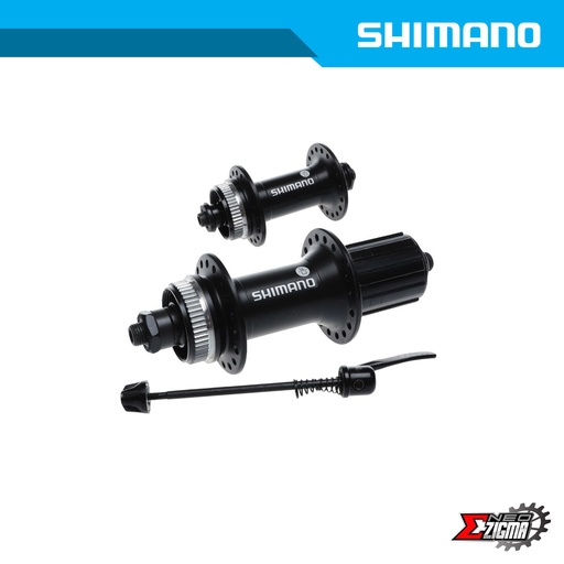 [HUSH106 SP] Hub MTB SHIMANO MTB-Others RM35L 9-Spd 28H Center Lock DBR F/R AFHRM35CZAL