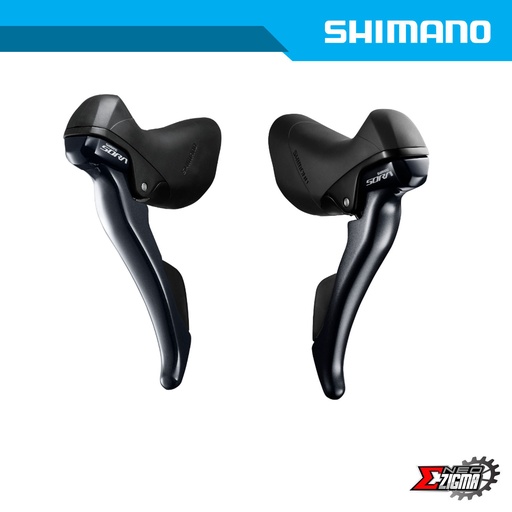 [STSH118E] Shifter Lever Road SHIMANO Sora ST-R3000 2x9-Spd w/ OT & BC Front/Rear Ind. Pack ESTR3000DPA