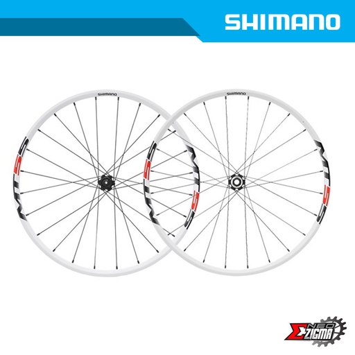 [WHSH101WH SP] Wheel Set MTB 29" SHIMANO WH-MT55 15mm  10-Spd E-THRU Type EWHMT55FER9DWX